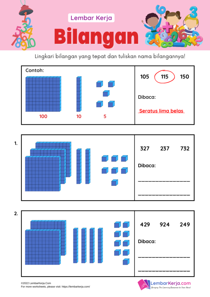 Soal Matematika Kelas Membaca Lambang Bilangan Buickcafe