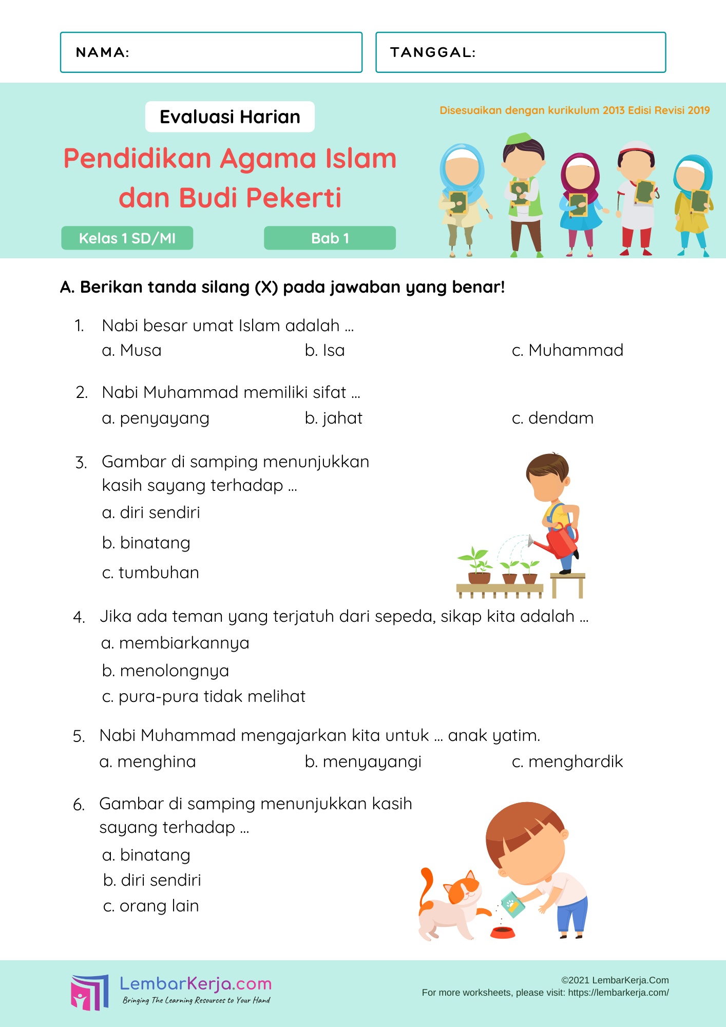 Soal Pai Kelas 1 Tentang Huruf Hijaiyah Pdf - IMAGESEE