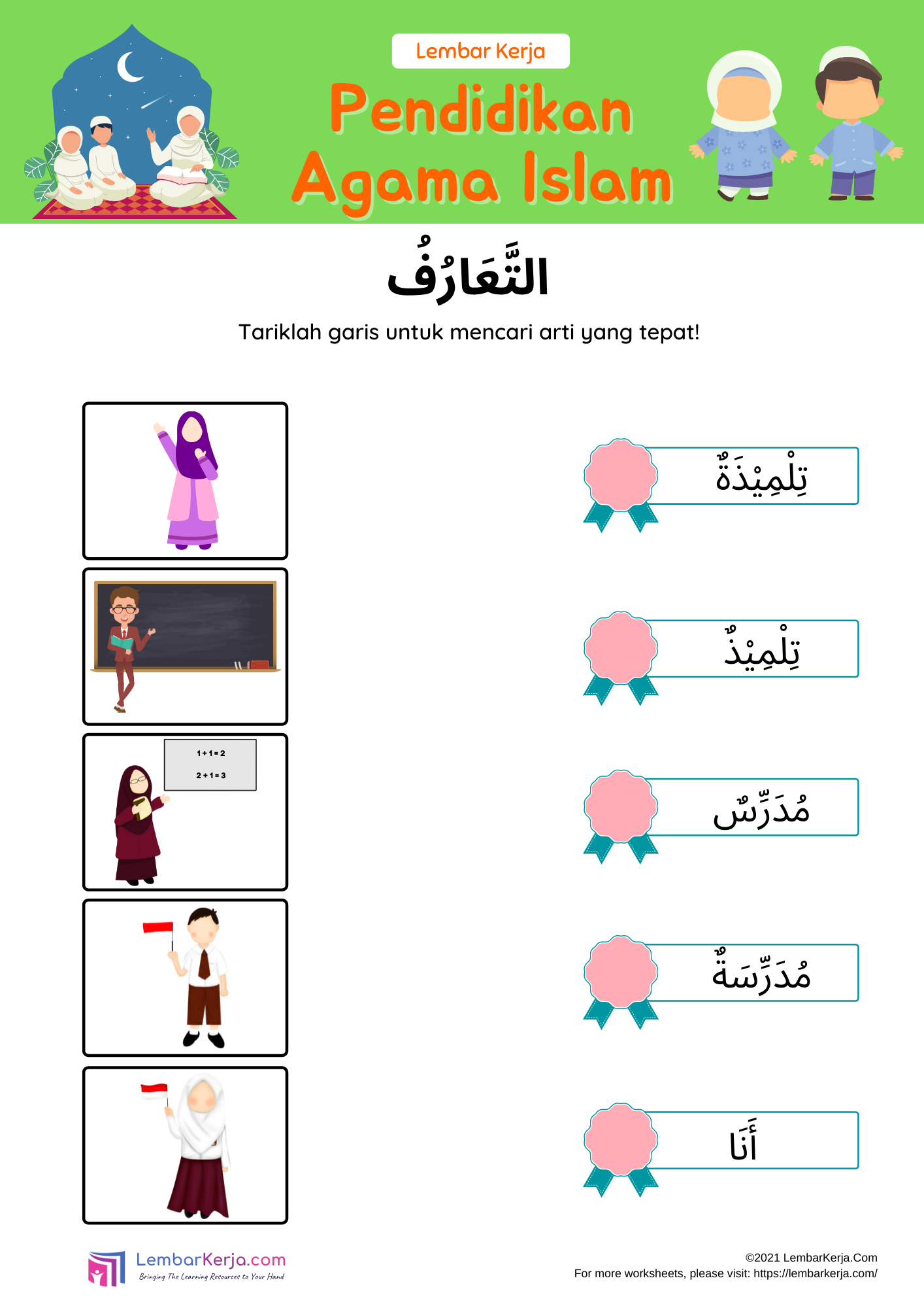 Bahasa Arab Taaruf (Perkenalan)