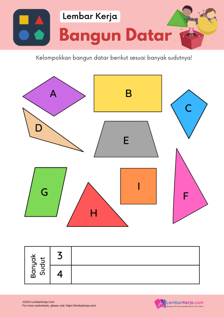 Memasangkan Gambar Sesuai Warna (5) - LembarKerja.Com