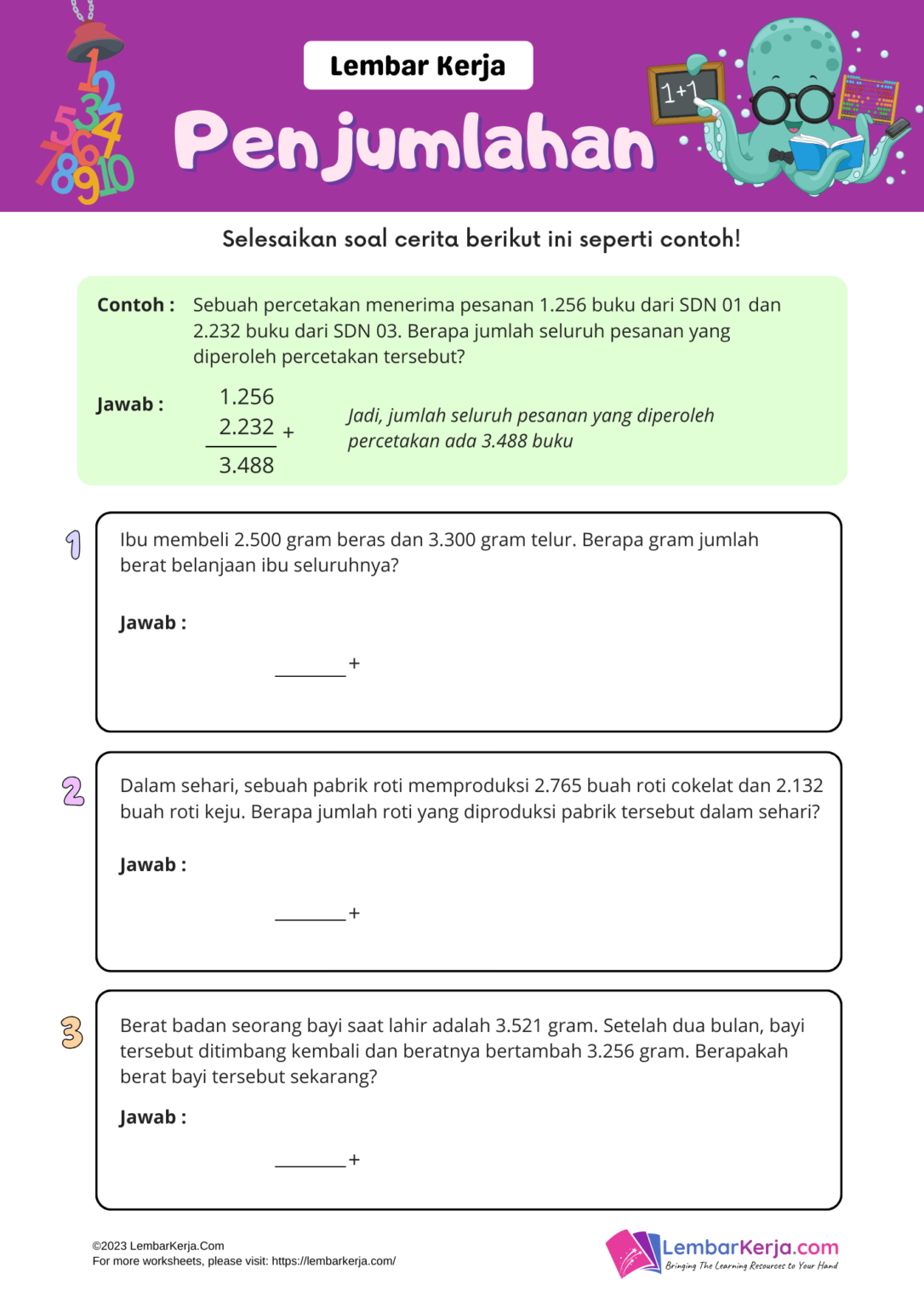 Dril Perkalian 1 10 Lembarkerja Com Riset